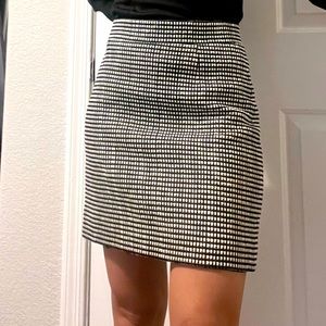 Proenza Schouler Grid Print Pencil Skirt